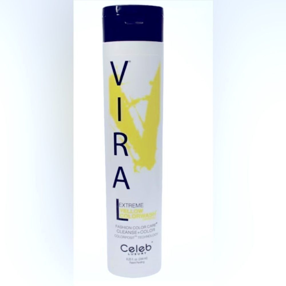 💥Celeb Luxury Viral Extreme yellow color wash cleanse+ color 244ml 8.25 FLOZ